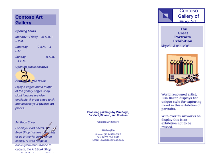 The same brochure page in the converted PowerPoint file